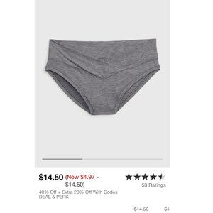 Gap Gray Crossover Bikini - XXL